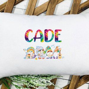Tye Dye/Tie Dye Gnome Pillow Case, Personalized & All Occasion